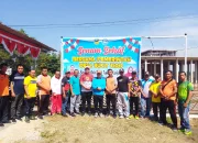 Kapolsek Senam Bersama Dengan Masyarakat Singkut