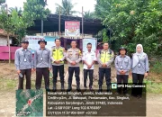 Kapolsek Cek Lokasi TPS Desa Sendang Sari Pilkada Serentak Tahun 2024