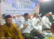 Ribuan Jama”ah Hadiri Rutinan Manaqib Syech Abdul Qodir Jaelani di Ponpes Nurul Jadid Singkut