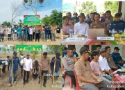 Panas Terik Gas Poll,,,,Kapolsek Pelawan Singkut Turun Langsung Pimpin Kegiatan Penanaman Jagung Serentak Kuartal III di Desa Pelawan Jaya Tahun 2025
