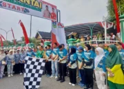 Semarak HUT ke-80 RI, Polres Sarolangun Bersama Pemkab dan Masyarakat Gelar Jalan Santai di Ancol Sarolangun