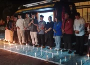 Polres Sarolangun Gelar Deklarasi Damai 1000 Lilin