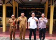Baru Menjabat Peltu Camat Singkut Sambangi Forkopimcam Kordinasi Lintas Sektoral