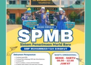 Kepsek SMP Muhammadiyah Singkut Pimpin Langsung Goro Bersama Dalam Rangka Menyambut Masuk Sekolah Pasca Idul Fitri