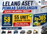 Lelang Aset Pemkab Sarolangun Sukses, 55 Unit Objek Berhasil Terjual